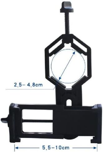 مجهر محول تلسكوب مجهر متصل حامل جوّال بلاستيكي المحمول 5.5-10 سنتيمتر المدى 5P0078K المجهر الملحقات in Kuwait