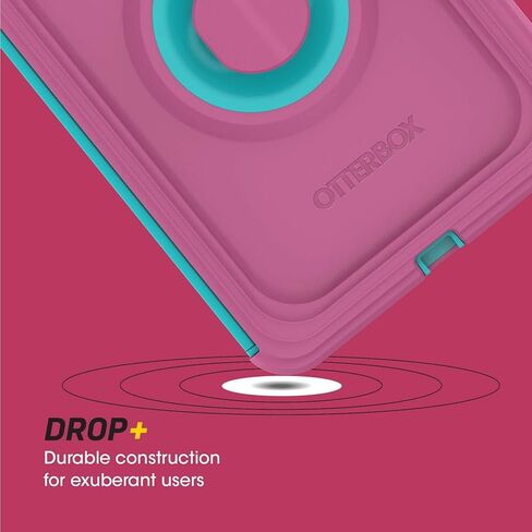 حافظة OtterBox TRUSTYWASH لجهاز iPad Mini 6TH Gen - قلوب وحرف يدوية، بولي كربونات (أحمر) in Kuwait