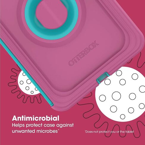 حافظة OtterBox TRUSTYWASH لجهاز iPad Mini 6TH Gen - قلوب وحرف يدوية، بولي كربونات (أحمر) in Kuwait