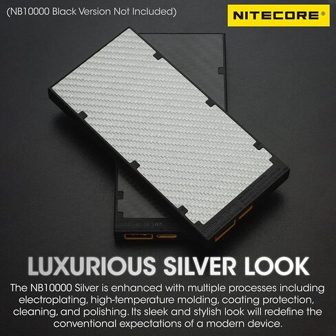 Nitecore NB10000 GEN2 شاحن محمول 10000mAh شحن سريع قوة البنك بطارية مزدوجة الإخراج لعلامة الهاتف الخليوي in Saudi Arabia