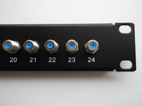 24 Port 3 Ghz Rackmount Coax Patch Panel by Tuff Jacks in Kuwait