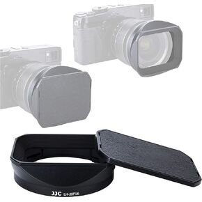 JJC Metal Bayonet Lens Hood for Fujinon XF16mmF2.8 R WR Lens, Fujinon XF 16mm F2.8 R WR Lens Hood, Fuji XF 16mm 2.8 Lens Hood, Compatible with FUJIFILM XF 16mm f/2.8 R WR Lens, Slide Design Hood Cap in Saudi Arabia