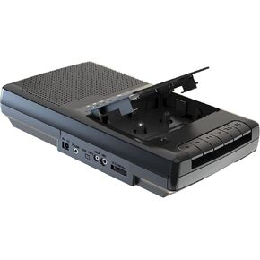 مسجل مشغل كاسيت محمول مع ميكروفون مستقل، محول شرائط الكاسيت Walkman MP3 مع مشغل USB، يلتقط ملفات صوت USB Stick، مكبر صوت مدمج/مقبض قابل للسحب/مقبس سماعة الرأس in Kuwait
