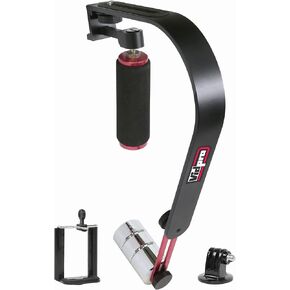 Synergy Digital Handheld Video Stabilizer, Compatible with DC22 Camcorder Handheld Video Stabilizer - For Digital Cameras, Camcorders and Smartphones - Smartphone Adapters Included