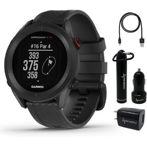 Wearable4U - Garmin Approach S12 Premium GPS Golf Watch, Black and All-in-One Golf Tools Bundle