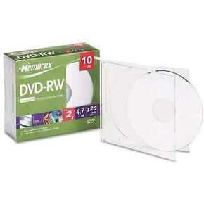 Memorex - 10-Pack 2x DVD-RW قرص دوار in Saudi Arabia