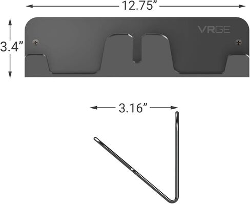حامل تخزين مثبت على الحائط VRGE VR - لجهاز Meta/Oculus Quest 2 - Rift-S - HTC Vive Pro - Sony Playstation PS5 VR2 - مؤشر الصمام وسماعات الواقع المختلط in Kuwait