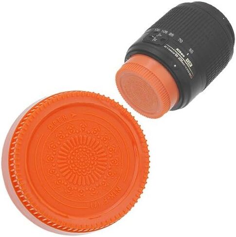 Fotodiox Designer (Gold) Rear Lens Cap Compatible with Nikon F-Mount Lenses (Non-AI, AI, AIS, AF, AFD, AFS, G, DX, FX) in Saudi Arabia