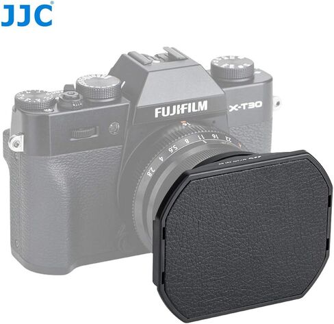 JJC Metal Bayonet Lens Hood for Fujinon XF16mmF2.8 R WR Lens, Fujinon XF 16mm F2.8 R WR Lens Hood, Fuji XF 16mm 2.8 Lens Hood, Compatible with FUJIFILM XF 16mm f/2.8 R WR Lens, Slide Design Hood Cap in Saudi Arabia