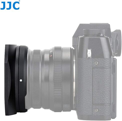 JJC Metal Bayonet Lens Hood for Fujinon XF16mmF2.8 R WR Lens, Fujinon XF 16mm F2.8 R WR Lens Hood, Fuji XF 16mm 2.8 Lens Hood, Compatible with FUJIFILM XF 16mm f/2.8 R WR Lens, Slide Design Hood Cap in Saudi Arabia