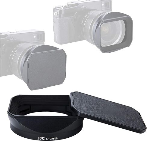 JJC Metal Bayonet Lens Hood for Fujinon XF16mmF2.8 R WR Lens, Fujinon XF 16mm F2.8 R WR Lens Hood, Fuji XF 16mm 2.8 Lens Hood, Compatible with FUJIFILM XF 16mm f/2.8 R WR Lens, Slide Design Hood Cap in Saudi Arabia