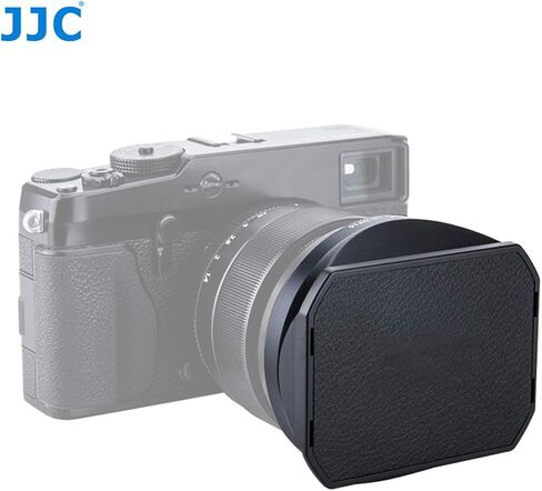 JJC Metal Bayonet Lens Hood for Fujinon XF16mmF2.8 R WR Lens, Fujinon XF 16mm F2.8 R WR Lens Hood, Fuji XF 16mm 2.8 Lens Hood, Compatible with FUJIFILM XF 16mm f/2.8 R WR Lens, Slide Design Hood Cap in Saudi Arabia