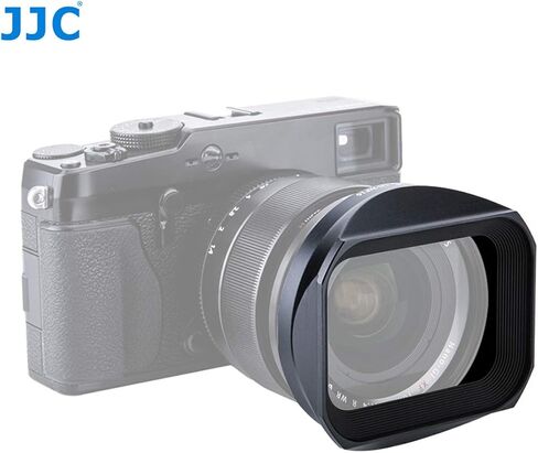 JJC Metal Bayonet Lens Hood for Fujinon XF16mmF2.8 R WR Lens, Fujinon XF 16mm F2.8 R WR Lens Hood, Fuji XF 16mm 2.8 Lens Hood, Compatible with FUJIFILM XF 16mm f/2.8 R WR Lens, Slide Design Hood Cap in Saudi Arabia