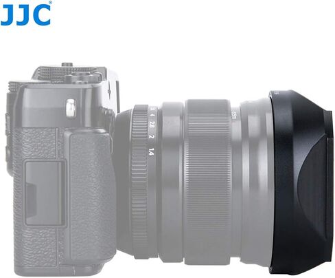 JJC Metal Bayonet Lens Hood for Fujinon XF16mmF2.8 R WR Lens, Fujinon XF 16mm F2.8 R WR Lens Hood, Fuji XF 16mm 2.8 Lens Hood, Compatible with FUJIFILM XF 16mm f/2.8 R WR Lens, Slide Design Hood Cap in Saudi Arabia