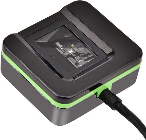 ديرور قارئ بصمات الاصابع بمنفذ USB، قارئ بصمات الاصابع البيومترية ونظام التحكم في الوصول للحضور للمنزل والمكتب، اسود in Kuwait