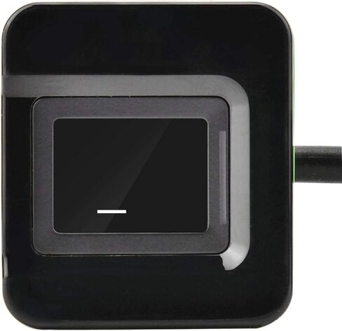 ديرور قارئ بصمات الاصابع بمنفذ USB، قارئ بصمات الاصابع البيومترية ونظام التحكم في الوصول للحضور للمنزل والمكتب، اسود in Kuwait