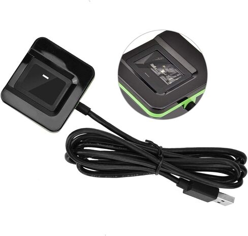 ديرور قارئ بصمات الاصابع بمنفذ USB، قارئ بصمات الاصابع البيومترية ونظام التحكم في الوصول للحضور للمنزل والمكتب، اسود in Kuwait