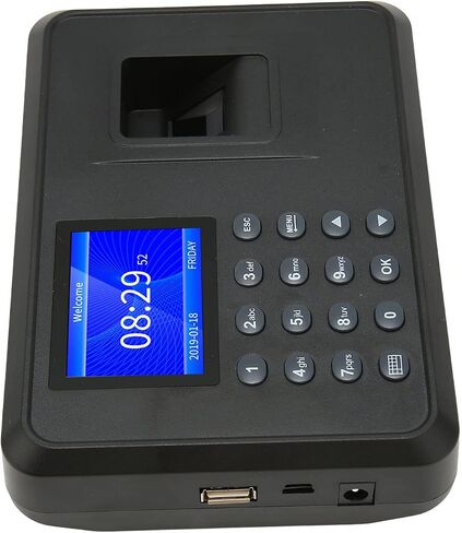 Fingerprint Time Clock, Biometric Fingerprint Machine, Employee Time Clock Recorder, Employee Checking in Recorder for Small Enterprises in Saudi Arabia