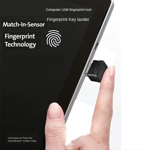 PRIZOM وحدة قارئ بصمات الأصابع USB وحدة قارئ بصمات الأصابع البلاستيكية وحدة قارئ بصمات الأصابع السوداء لقفل الماسح الضوئي البيومتري المرحب لأجهزة الكمبيوتر المحمولة ووحدة فتح بصمات الأصابع in Kuwait