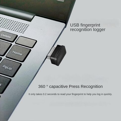 PRIZOM وحدة قارئ بصمات الأصابع USB وحدة قارئ بصمات الأصابع البلاستيكية وحدة قارئ بصمات الأصابع السوداء لقفل الماسح الضوئي البيومتري المرحب لأجهزة الكمبيوتر المحمولة ووحدة فتح بصمات الأصابع in Kuwait