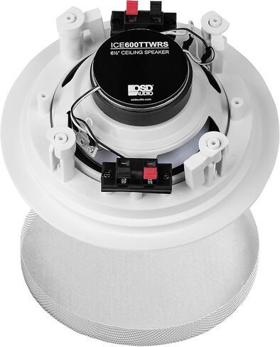 OSD Weatherproof 6.5" in-Ceiling Single Stereo - Dual Tweeter Speaker - ICE600TTWRS in Saudi Arabia