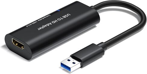 FLY KAN USB 3.0 to HDMI Adapter - 1080p (1920x1080) / Compact USB Type-A to HDMI Display Adapter Converter for External Graphics Video Card - Windows Only in Saudi Arabia
