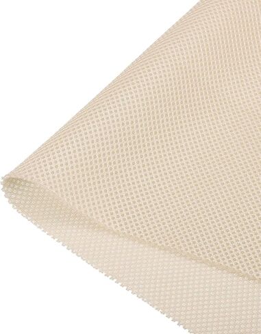 MECCANIXITY Speaker Grill Cloth 20 x 55 Inch Stereo Mesh Fabric Protective Dustproof Cloth for Home Speaker Repair Beige in Kuwait