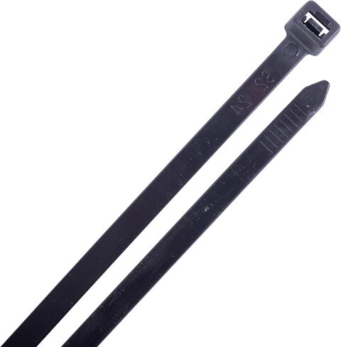 SecuriTie CT5-40100UVB Cable Ties, 5 Inch., 40 Lbs Tensile Strength, Wire & Cord Management / Industrial / Household Use, Nylon Zip Tie, 100 Pk, UV Black in Saudi Arabia