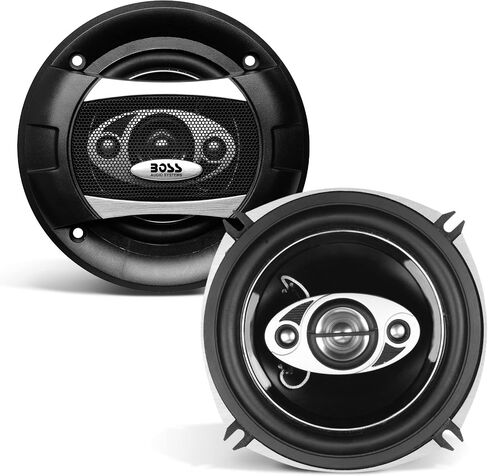 BOSS Audio Systems P55.4C Phantom Series 5.25 Inch Car Stereo Door Speakers - 300 Watts Max, 4 Way, Full Range Audio, Tweeters, Coaxial, Sold in Pairs in Saudi Arabia