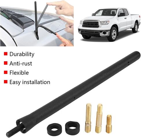 Antenna Radio Mast Roof Antenna, 6.75Inches Car Stainless Steel Antenna Mast Fits for Tundra All Models 2000-2019 in Saudi Arabia