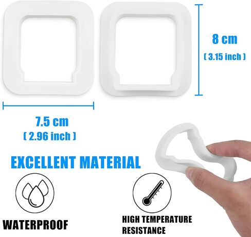 Upgraded 2 Pack Window Mount Compatible with Wyze Cam V3, Stick The Camera on Glass Wall,No Screws Adhesive Tape Mounting Bracket for Single Pane Glass Windows/Doors，White in Saudi Arabia