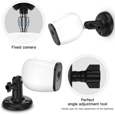 【Latest Version】 Adjustable Indoor/Outdoor Wall Mount for Arlo Essential/XL Gen 2/Pro/2/3/4/Arlo Pro 5s/Ultra/,eufyCam 2C/2C Pro, 2/2 Pro, 3C/S300, 3/S330,Wyze Cam Pan/V3 Camera (2Pack, White) in Kuwait