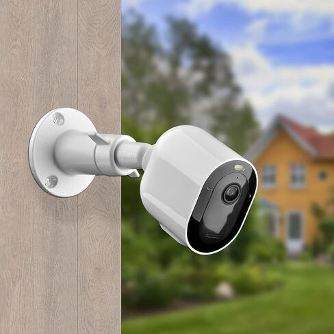 Security Camera Universal Mounting Bracket,Adjustable Indoor/Outdoor Security Wall Metal Bracket, Compatible with Arlo Pro/Pro 2/Pro 3/Pro 4/Ultra/Ultra 2, & with Ring Stick Up Cam Battery (2 Pack) in Saudi Arabia