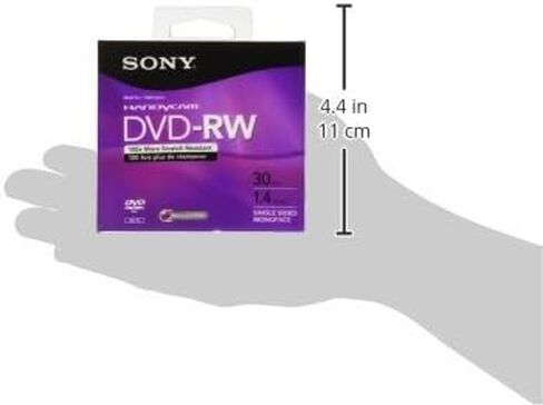 Sony 8cm DVD-RW with Hangtab - Single in Saudi Arabia