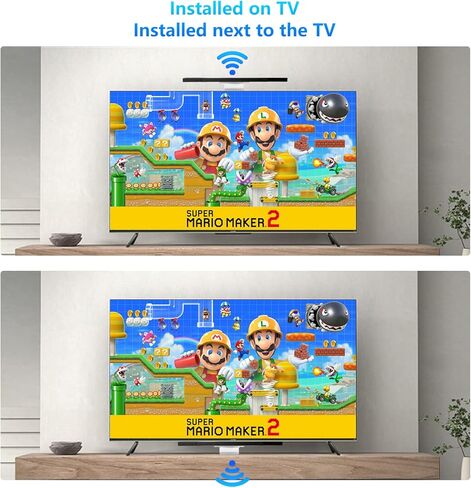 محول سلك طاقة وي 3 في 1 + كيبل وي كيبل فيديو صوتي مركب + شريط مستشعر وي سلكي بالاشعة تحت الحمراء متوافق مع نينتندو وي (ليس لجهاز وي يو) in Kuwait