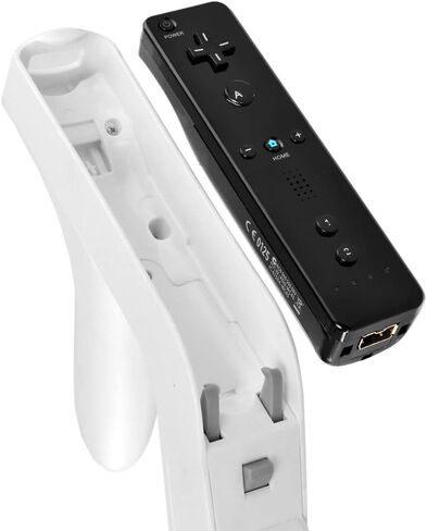 TNP Zapper Gun for Nintendo Wii Wireless Blaster Remote Wiimote Controller Game Attachment, Links Remote Nunchuk for Shooting Sport Games Light White in Saudi Arabia