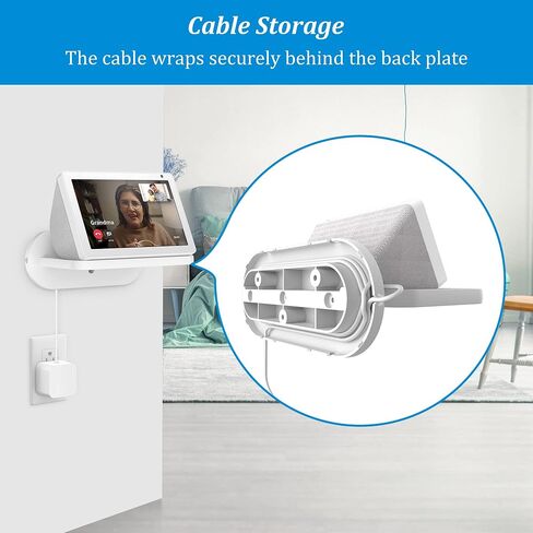 HomeMount Wall Mount for Show 8 & Nest Hub, Space-Saving, for Show 8 Black in Kuwait