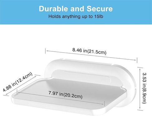 HomeMount Wall Mount for Show 8 & Nest Hub, Space-Saving, for Show 8 Black in Kuwait