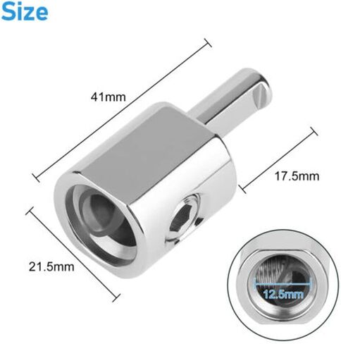 12Pcs 1/0 Gauge to 4 Gauge Pin AWG Power Wire Reducer Car Audio Amp Terminal New in Saudi Arabia
