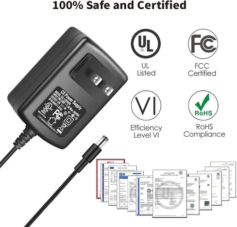 محول إمداد الطاقة Tonton 12V 2A 2000MA DC US CCTV لنظام كاميرا أمان المنزل، وكاميرات المراقبة DVR NVR وIP، وإضاءة LED، وجهاز التوجيه والإلكترونيات المنزلية in Saudi Arabia