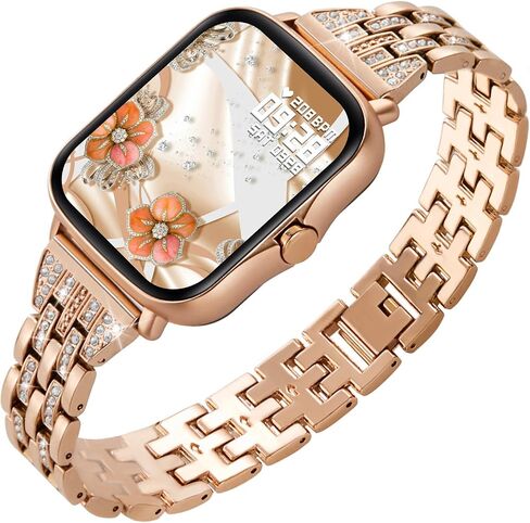 Smart Watch for Women, Call Receive/Dial Smartwatch for Android iOS Phones, Waterproof Activity Fitness Tracker with Full Touch Color Screen Heart Rate Sleep Monitor Pedometer, Gifts for Women in Kuwait