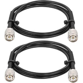 MOOKEERF TNC Male to TNC Male Coax Cable 25FT, 50 Ohm RG58 Coaxial Cable with TNC Connectors for GPS Navigation Antenna,RTK Surveying Antenna,Wireless mic System in Saudi Arabia