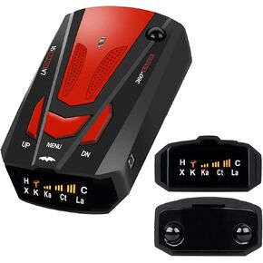 كاشف رادار جديد للسيارات مع سرعة الصوت، كشف 360 درجة، نظام إنذار لسرعة السيارة، شاشة LED، وضع المدينة/الطريق السريع، هدايا للأزواج والأصدقاء in Kuwait