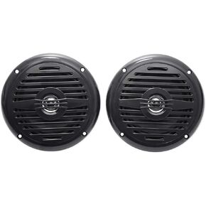 Pair Rockville MS525B 5.25" 400 Watt Waterproof Marine Boat Speakers 2-Way Black