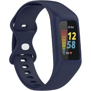 Strap Compatible with Fitbit-Charge-5/4/3 Bumper Case Band, One-piece Soft Silicone Washable Sports Replacement Watch Band Wristbands Bracelet for Activity Tracker Women Men in Saudi Arabia