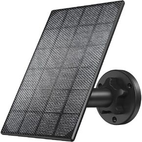 مزود طاقة اللوحة الشمسية ZOSI فقط لكاميرا ZOSI Security الخالية من الأسلاك القابلة لإعادة الشحن والتي تعمل بالبطارية C1pro & C306pro، مقاومة للماء IP66 مع دعامة تثبيت قابلة للتعديل 360 درجة، شحن بدون توقف in Kuwait