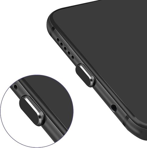 WLLHYF USB Type C Anti Dust Plugs, 6 PCS USB C Port Plug Dust Cover Type-C Port Caps Protectors for Most Smartphones and Micro USB Android Models Charging Port Speaker Anti Dust Protection Cover Kit in Saudi Arabia
