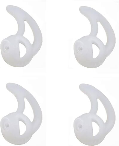 Silicone Fin Ear Mold for Two Way Radio Earpiece Replacement Acoustic Tube | 2 Pairs Large Right Ear, Stabilizer Ear Mold, Fits Acoustic Coil Tube, Two-Way Radio, Police & Surveillance Earpieces in Kuwait