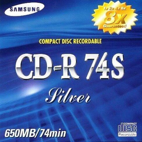 Samsung 77690 CD-R, 74 Minute, 8X (10-Pack Soft) in Saudi Arabia