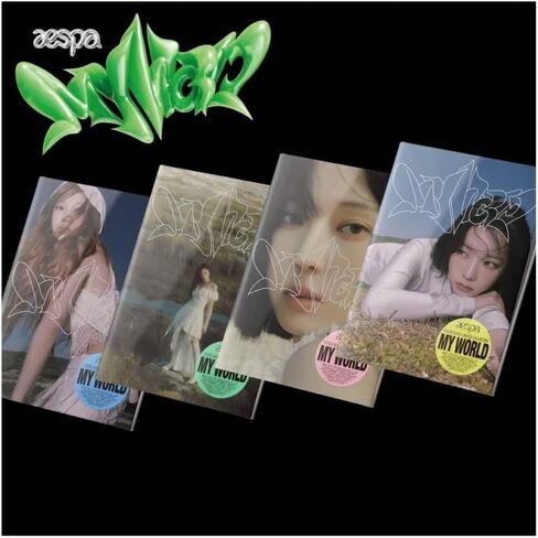 AESPA - 3rd Mini Album MY WORLD Intro ver. CD+Folded Poster (KARINA ver. / CD Only, No Poster) in Saudi Arabia